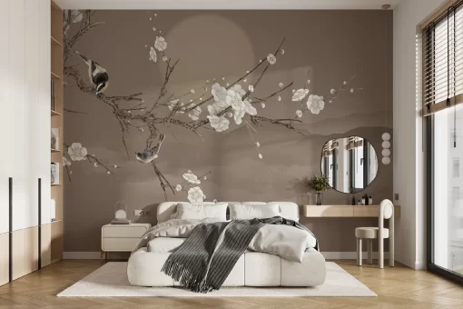 Tranh dán tường 3D phong cách indochine TDT713