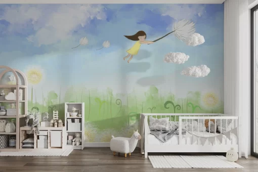 Tranh dán tường 3D trang trí phòng ngủ cho bé TDT726