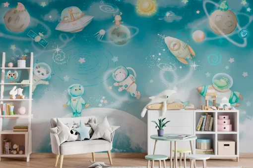 Tranh dán tường 3D trang trí cho bé TDT1132