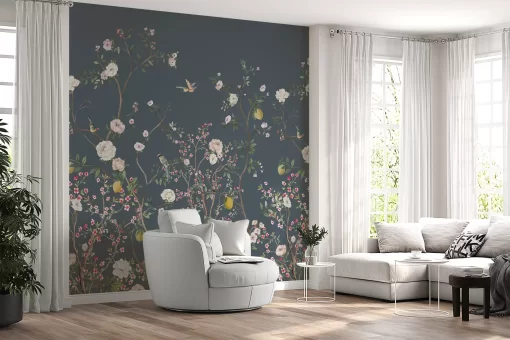 Tranh dán tường 3D phong cách indochine TDT667