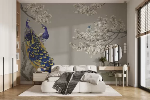 Tranh dán tường 3D phong cách indochine TDT949