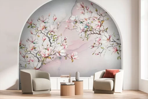 Tranh dán tường 3D phong cách indochine TDT797