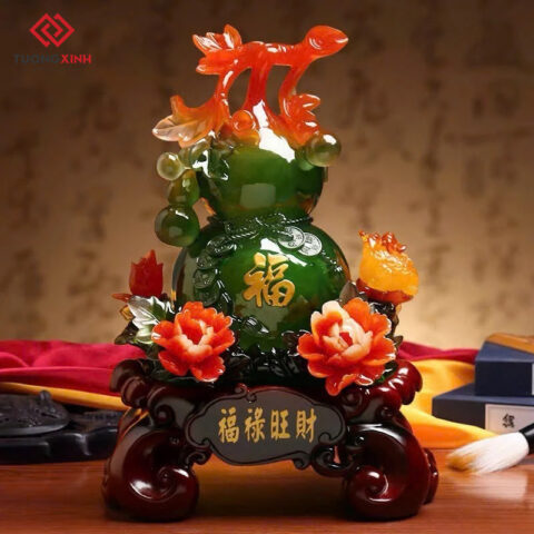Hồ lô phong thuỷ tài lộc may mắn DPT190