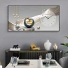 Tranh đồng hồ phong cách trừu tượng 3D nghệ thuật DG315