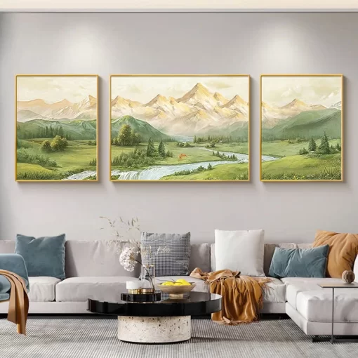 Tranh tráng gương cảnh thiên nhiên nghệ thuật TG4542