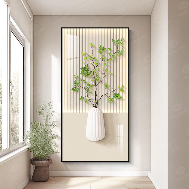 Tranh lá cây trang trí lối đi chiếu nghỉ TG4661 1 Tranh lá cây trang trí lối đi chiếu nghỉ TG4661