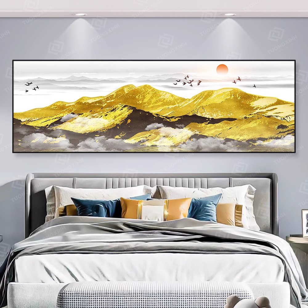 Tranh phong cảnh núi non hùng vĩ nghệ thuật TG4789 1 Tranh phong cảnh núi non hùng vĩ nghệ thuật TG4789