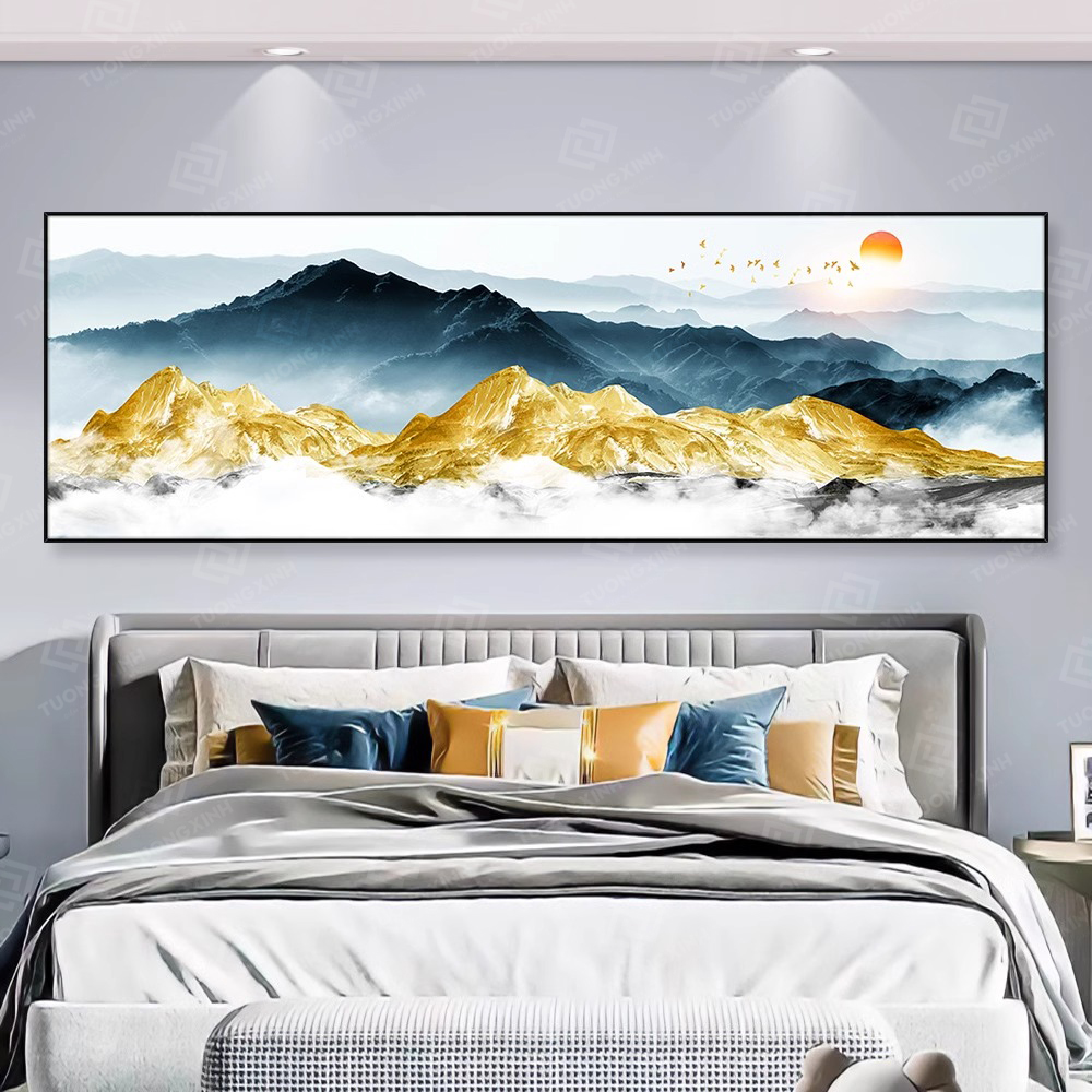 Tranh phong cảnh núi non hùng vĩ nghệ thuật TG4791 1 Tranh phong cảnh núi non hùng vĩ nghệ thuật TG4791