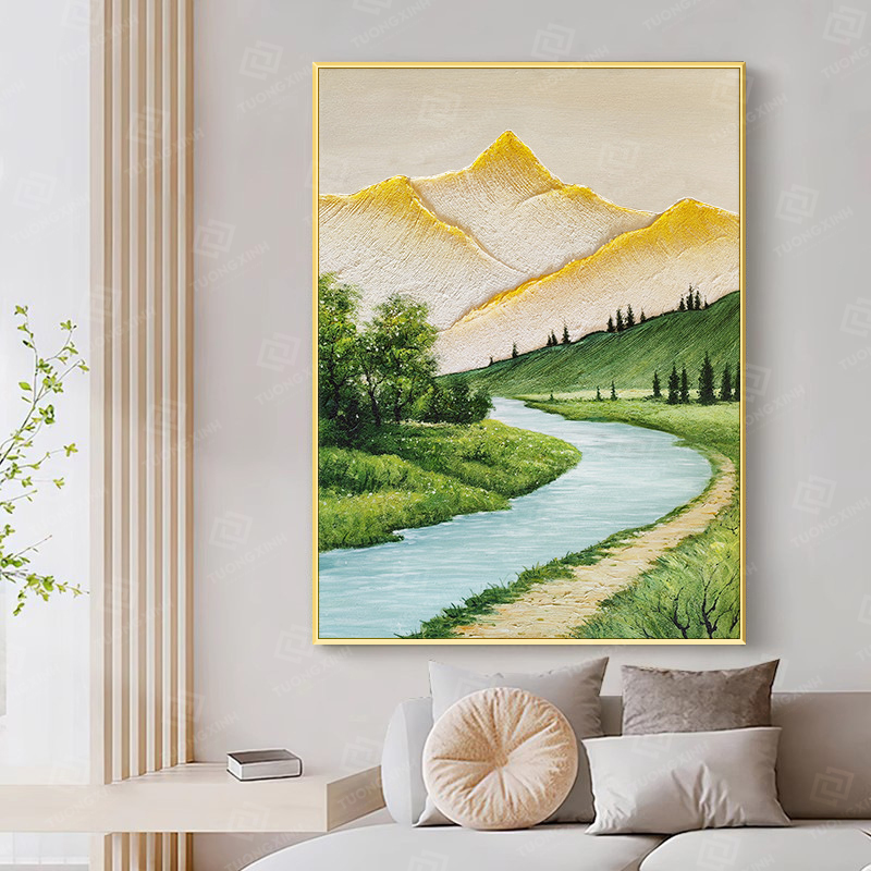 Tranh phong cảnh thiên nhiên trừu tượng nghệ thuật TG4740 1 Tranh phong cảnh thiên nhiên trừu tượng nghệ thuật TG4740