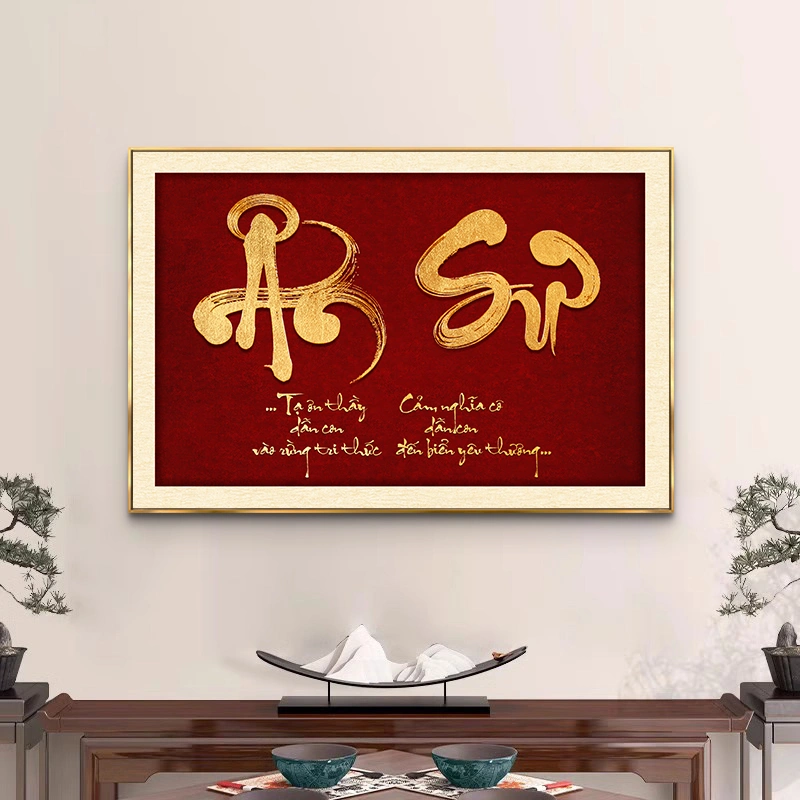 Tranh tráng gương Thư Pháp, quà tặng sang trọng ý nghĩa TG4837 1 Tranh tráng gương Thư Pháp, quà tặng sang trọng ý nghĩa TG4837