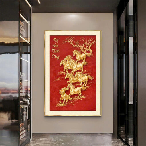 Tranh treo tường Ngựa Mã Đáo Thành Công TG4870