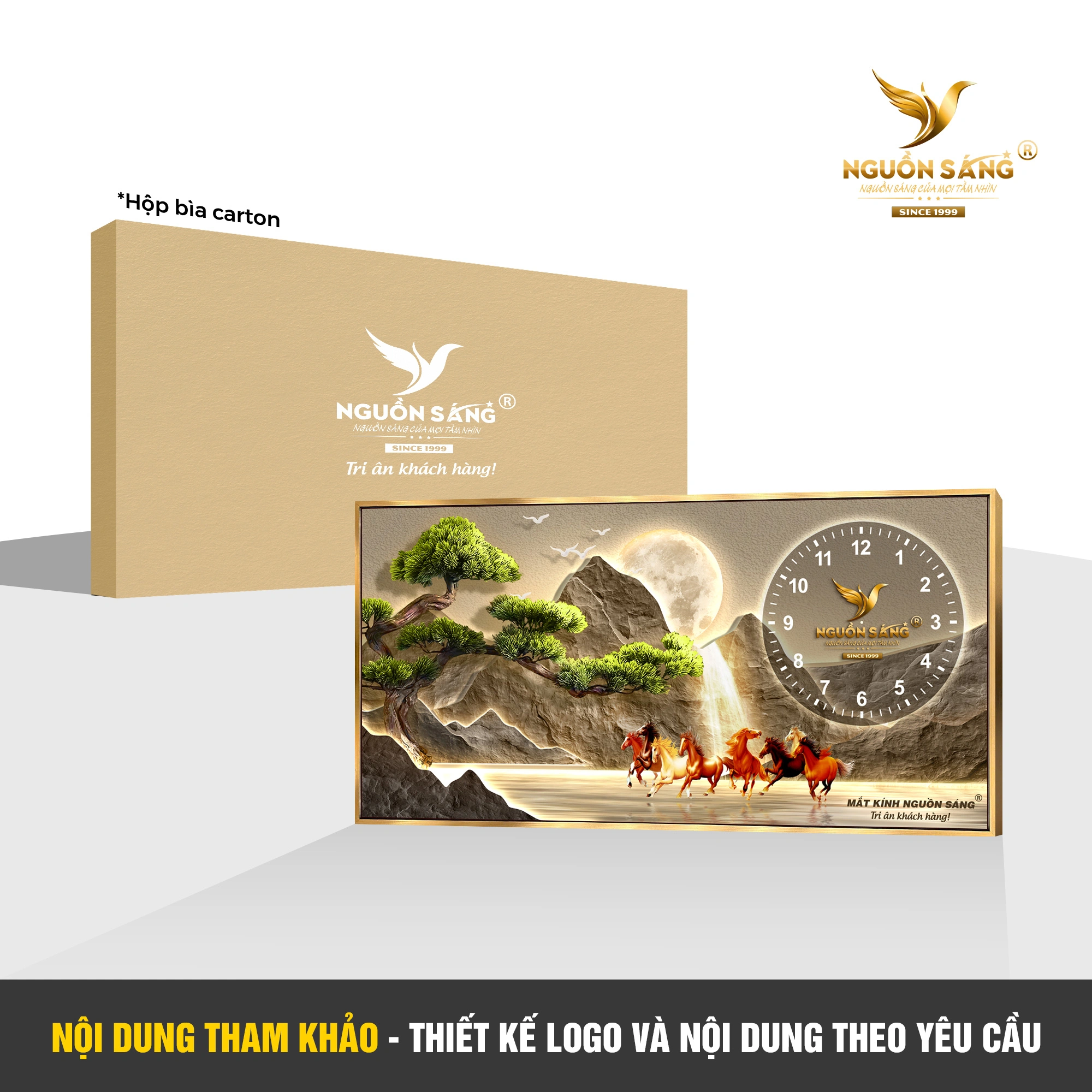 Đồng hồ treo tường in logo thiết kế theo yêu cầu, quà tặng khách hàng doanh nghiệp DGL17 2 Đồng hồ treo tường in logo thiết kế theo yêu cầu, quà tặng khách hàng doanh nghiệp DGL17 - Ảnh 2