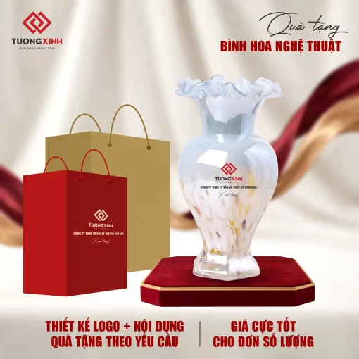 Bình hoa thuỷ tinh quà tặng công ty, doanh nghiệp cao cấp GSQ11