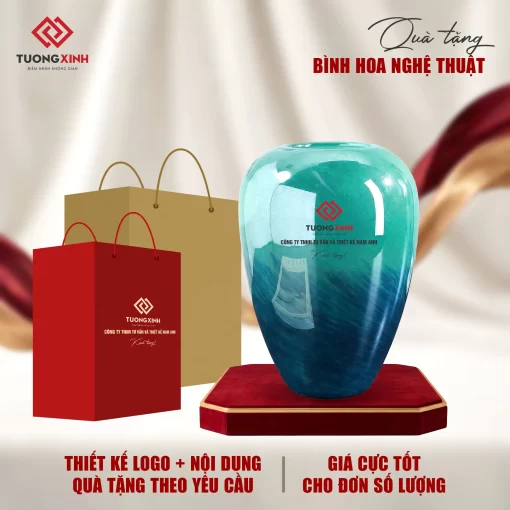 Bình hoa thủy tinh quà tặng ý nghĩa GSQ14