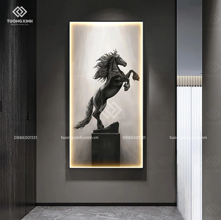 Tranh phòng khách tráng gương đèn LED đính đá pha lê cao cấp LD1009 2 Tranh phòng khách tráng gương đèn LED đính đá pha lê cao cấp LD1009 - Ảnh 2